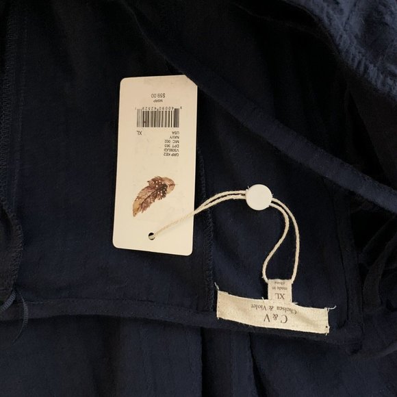 Chelsea & Violet A Line Dress Juniors Size XL Button Front Sweetheart Lace Up - Picture 12 of 12